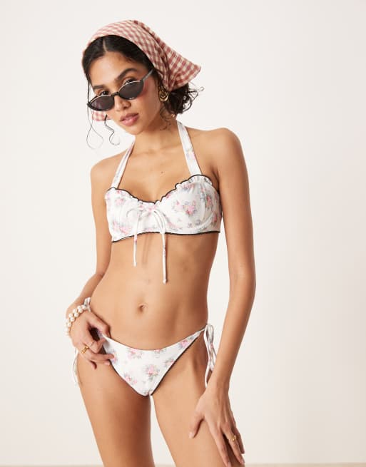 For Love & Lemons - Cordelia - Coordinato bianco a fiori