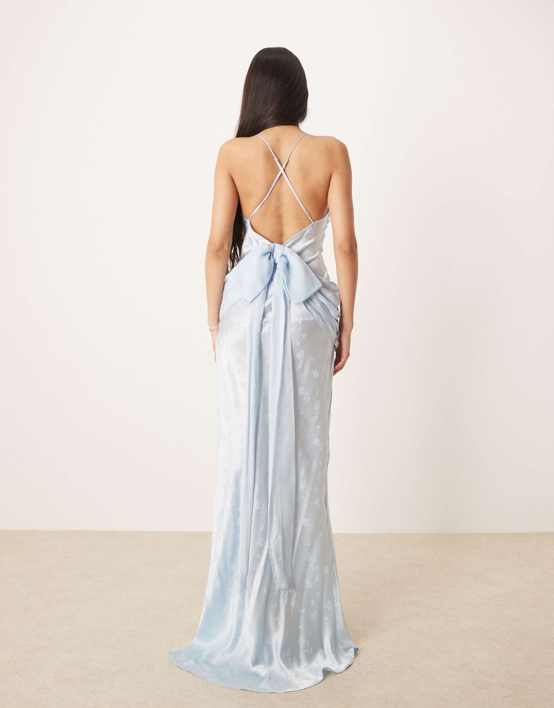 for love & lemons daisy gown in light blue