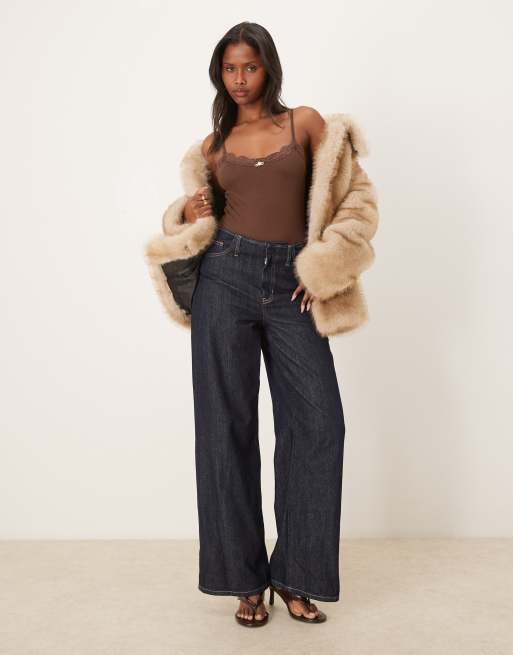For Love & Lemons - Elliana - Body color cioccolato, 2 di 4