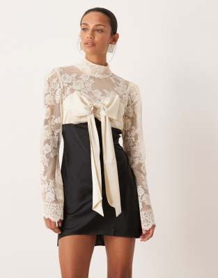 for love and lemons long sleeve dress For Love & Lemons Wynne Maxi Dress  Mikinola