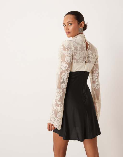 knee length dresses for ladies For Love & Lemons Francesca Mini Dress