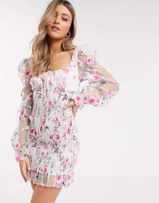 for love and lemons floral dress