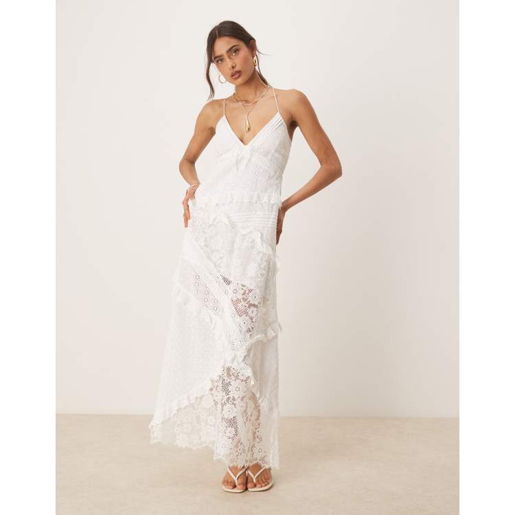 【関税&送料込】For Love & Lemons Dresses White For Love & Lemons | Sandy Mini Dress in White| FashionPass