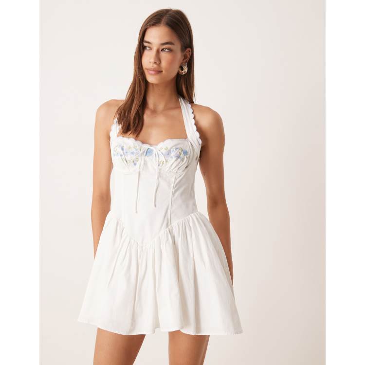 knee length dresses for ladies AFENDS Womens Austin - Check Mini Dress main image 0