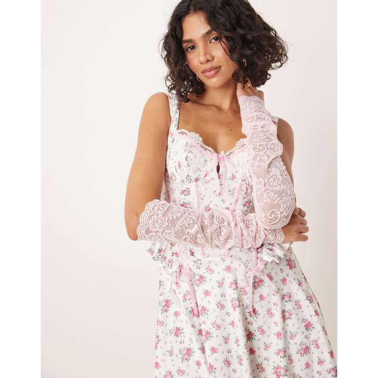 Women's Silk Cami Short Set in Amalfi Lemons