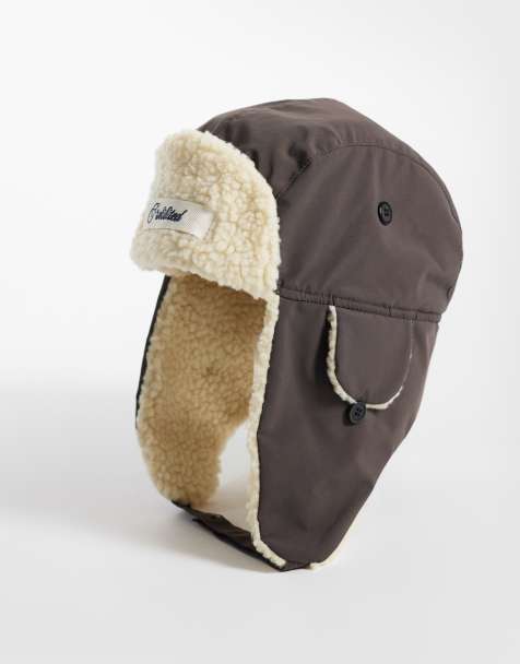forbudt aviator trapper-hat i brun - view 1