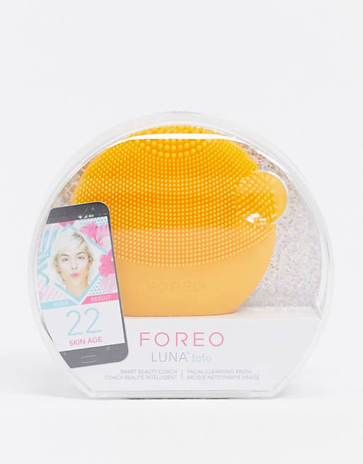 FOREO LUNA fofo Face Brush with Skin Analyser Sunflower Yellow