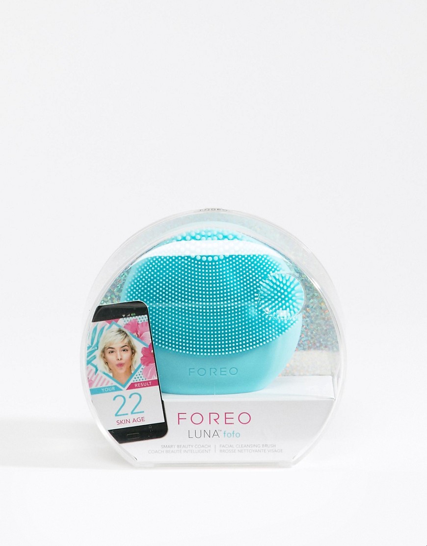 Foreo - LUNA - Spazzola smart detergente viso fofo color menta-Blu