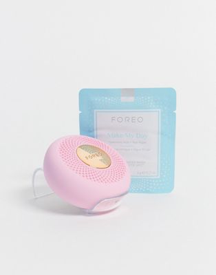 Foreo – UFO – Mini behandlingsapparat med Smart Mask i färgen Pearl Pink-Rosa