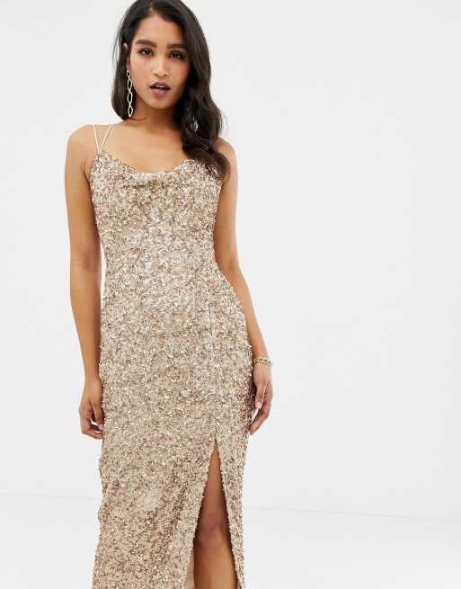 Forever new allover on sale sequin maxi gown