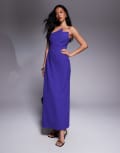 [Forever New] Forever New asymmetric maxi dress in purple 14 Purple