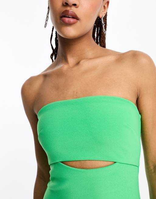 Lime green hotsell tube top dress