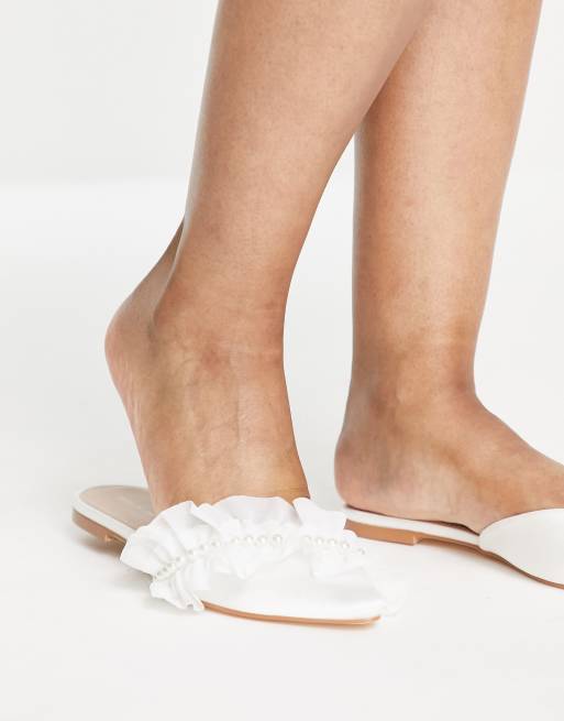 Forever New – Bridal – Elfenbensvita pumps, 4 av 4