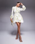 [Forever New] Forever New broderie mini dress in ivory-White 8 Ivory