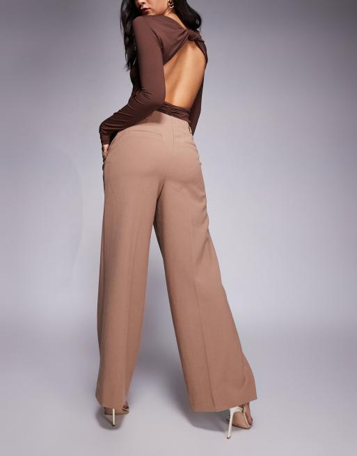 Forever New - Chantelle - Pantalon habillé ample à taille haute - Camel, 2 de 5