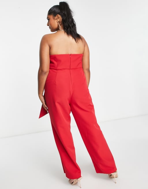 Red jumpsuit forever hot sale 21