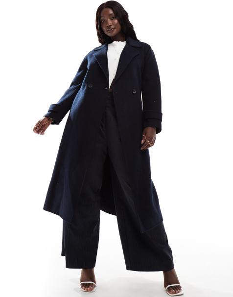 Forever New Curve - Cappotto oversize blu navy - view 1