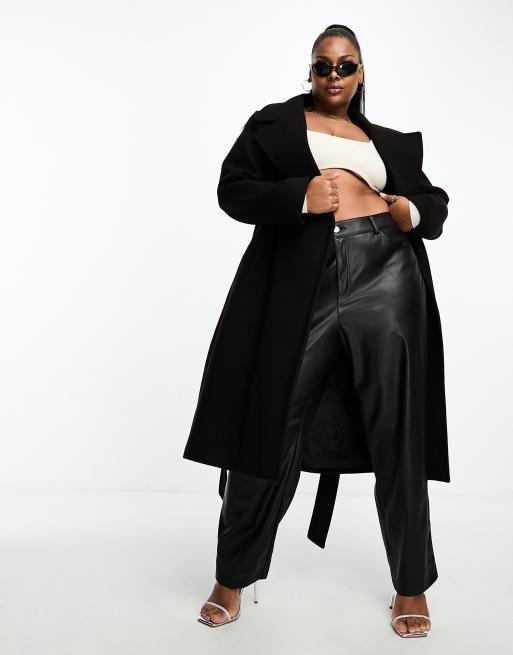 Plus size hot sale wrap coats