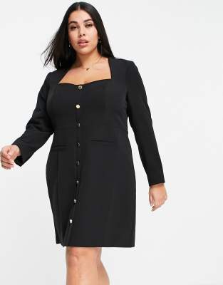 curve blazer dress