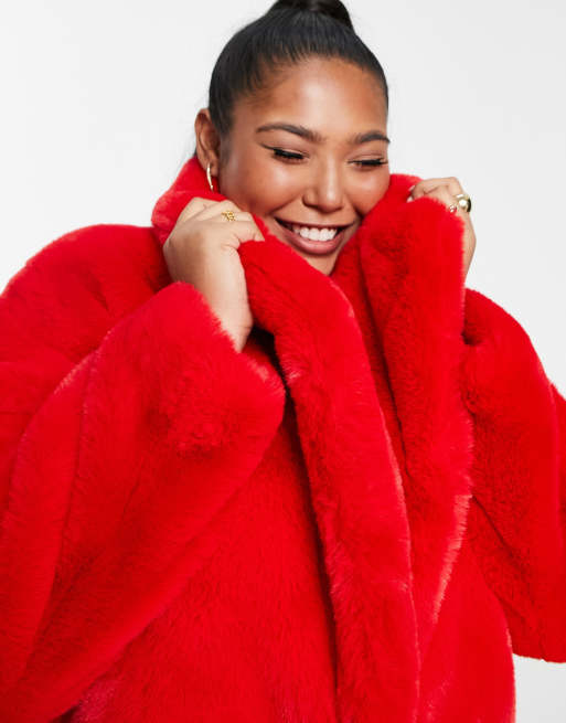 Faux fur outlet wrap forever new