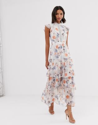 h&m crepe maxi dress