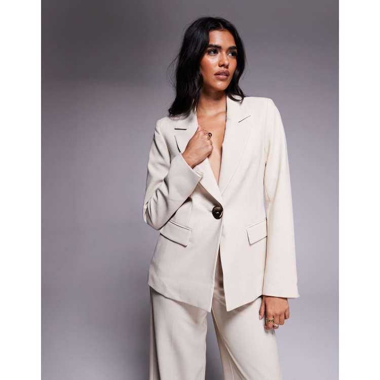 ジャケット・アウター CLANE OVER SHOULDER GOLD BUTTON BLAZER clane OVER SHOULDER GOLD BUTTON BLAZER Women's Double