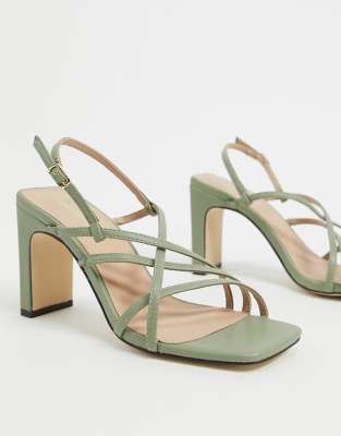 sage green strappy sandals