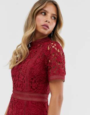 forever new lace midi dress