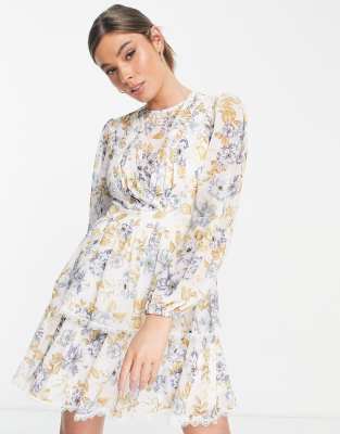 blue floral dress forever new