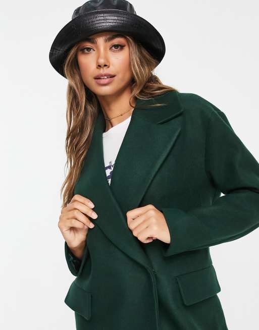 manteau vert émeraude