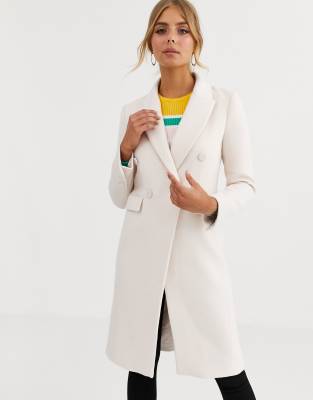 white midi coat