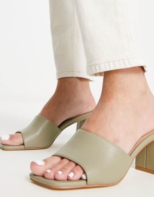 Forever New mule in sage green | ASOS