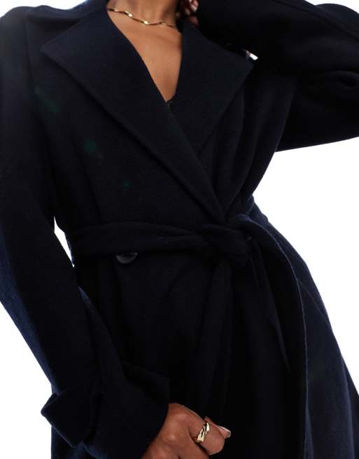 Forever new navy coat best sale