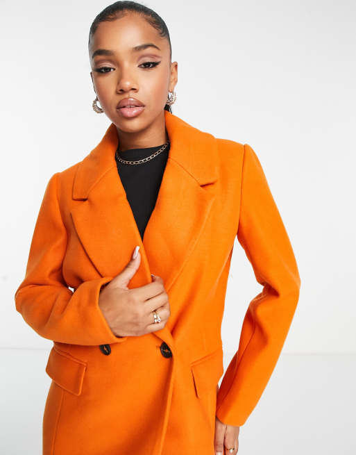 Mango orange outlet coat