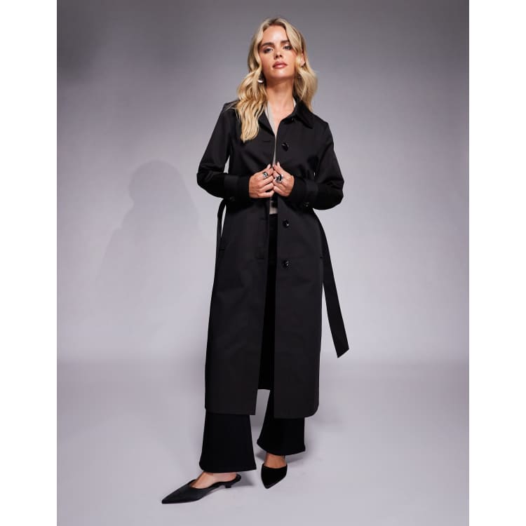 AMERI　TRENCH LIKE MIDI COAT Forever New Petite belted midi trench coat with pockets in