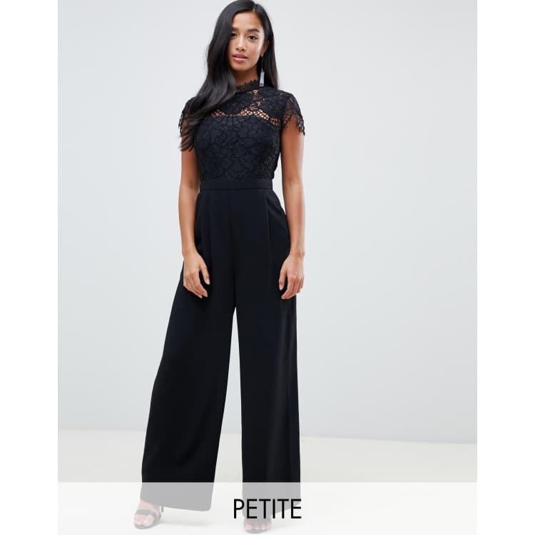 Forever new black store lace jumpsuit