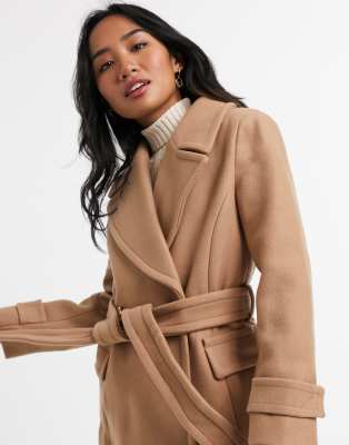 brown pea coat womens