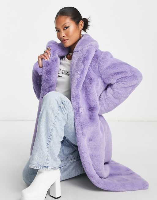 Light purple coat sale