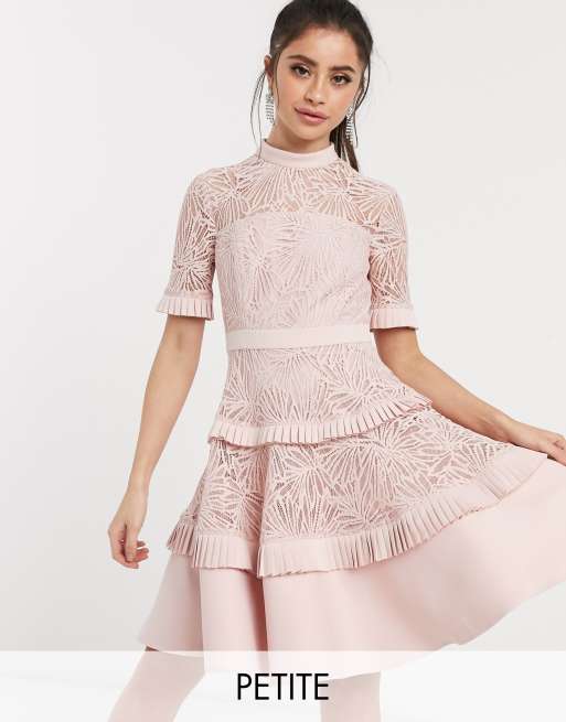 Forever and always blush outlet pink lace maxi dress