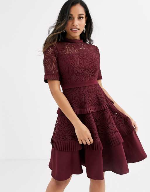 Forever New Women's Size 10 Maroon Dress(s)