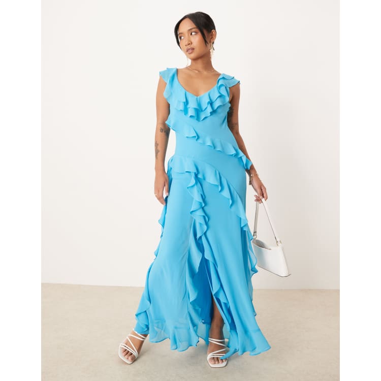 sachin and babi light blue dress Fit and Flare Dresses