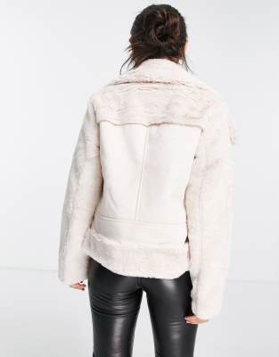 shearling jacket petite