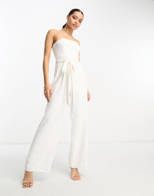 Ever new store strapless jumpsuit