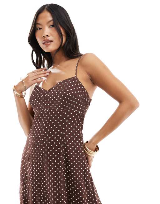 Polka dot dress petite best sale