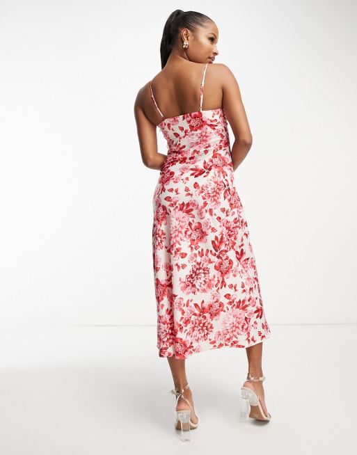 Forever new petite floral printed sale tea dress in floral print