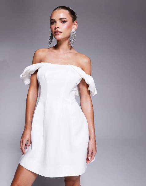 Forever New Petite Off Shoulder Mini Dress