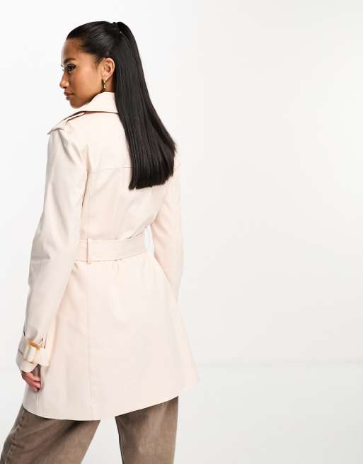 Forever New Petite - Trench-coat ceinturé - Taupe, 3 de 4
