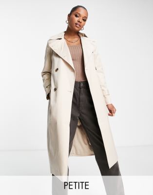 Petite tan trench clearance coat