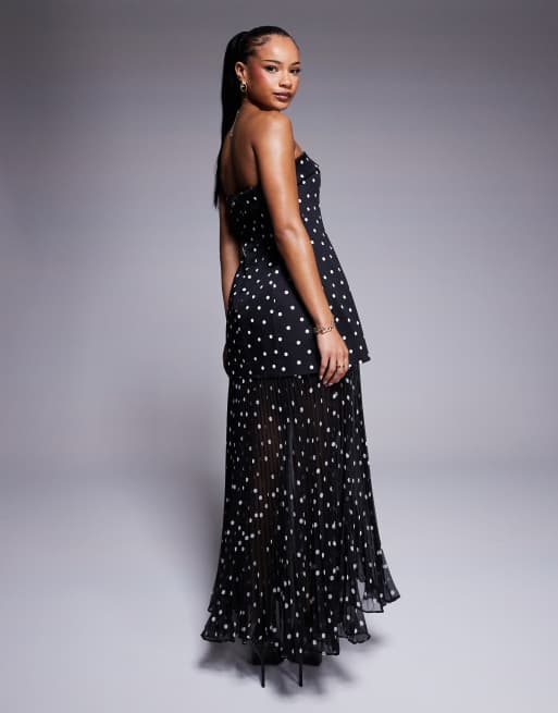 Vestito Estivo Vestiti A Pois Forever New Petite Vestito Nero A