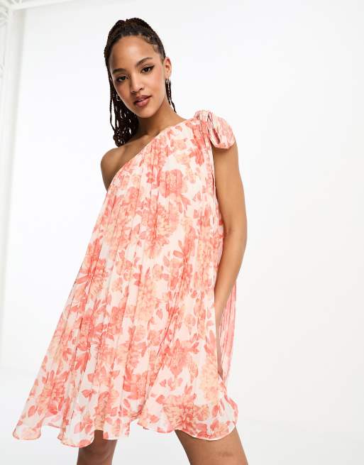 Robe corail courte shop